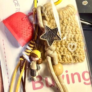 LV Crochet Dress with bag Charms